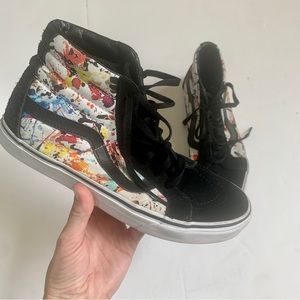 VANS SK8-Hi Paint Splatter Reissue sneakers Women's 10 Men's 8.5
